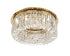 Zula Round Flush Chandelier 8 Light